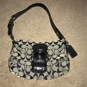 Black coach purse